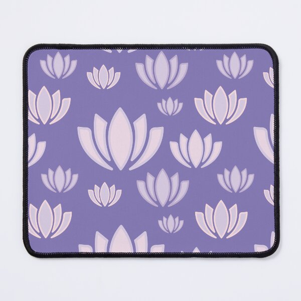 Item preview, Seamless Pattern of Soft Purple Lotus Flowers designed and sold by prapapon.