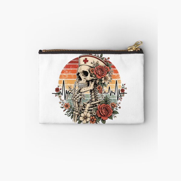 Item preview, Floral Anatomical EKG Line Art designed and sold by teemix.