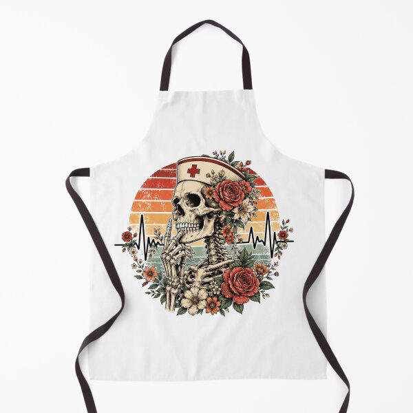 Item preview, Floral Anatomical EKG Line Art designed and sold by teemix.