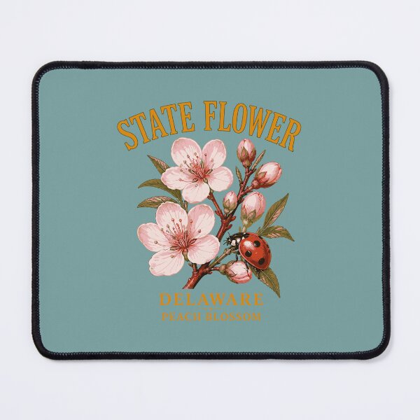 Item preview, Blooming Delaware State Flower Peach Blossom designed and sold by taiche.