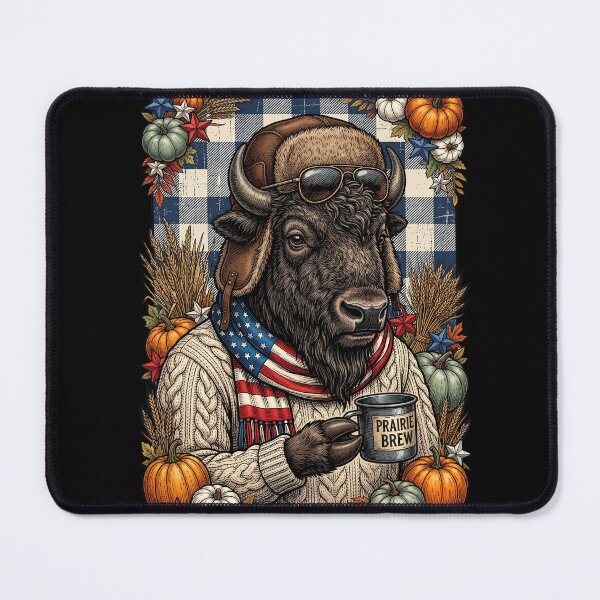 Item preview, Fall Bison Prairie Brew designed and sold by Tiffany Roy.