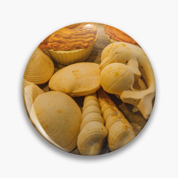 Item preview, Handmade Seashell And Cupcake Soaps Displayed On Rustic Wooden Board At Craft Market designed and sold by Nmallia.