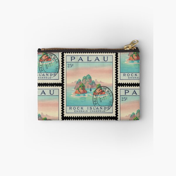 Item preview, Palau Pacific Rock Islands Emerald Channel Stamp Sticker designed and sold by stickercuffs.