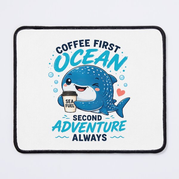 Item preview, Kawaii Whale Shark, Ocean Blue Kawaii Whale Shark Art designed and sold by graphic-genie.