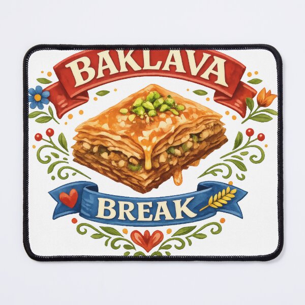Item preview, Baklava Break Painted Balkan Food designed and sold by OfficialBalkan.