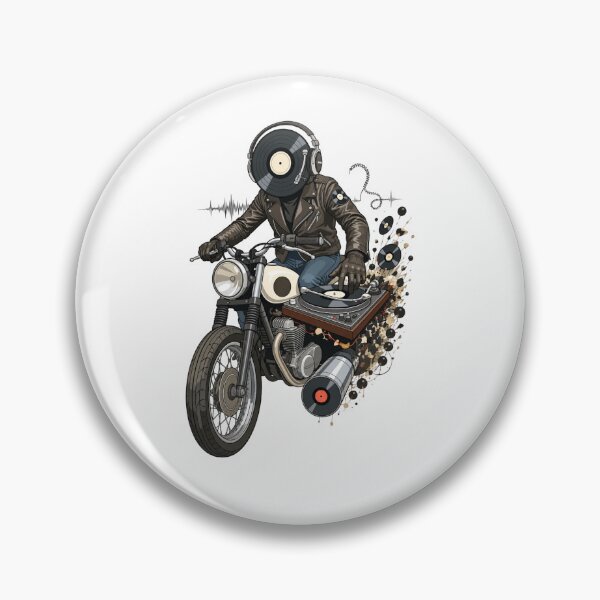 Item preview, Vinyl-headed motorcyclist designed and sold by Legaal.