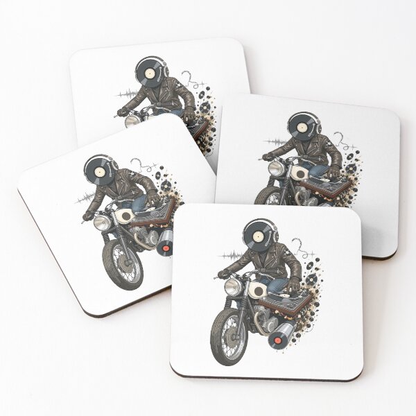Item preview, Motociclista con cabeza de vinilo designed and sold by Legaal.