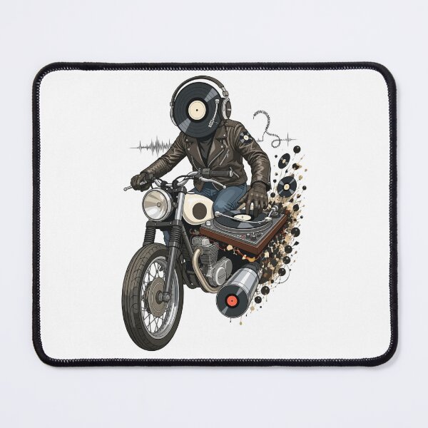 Item preview, Vinyl-headed motorcyclist designed and sold by Legaal.