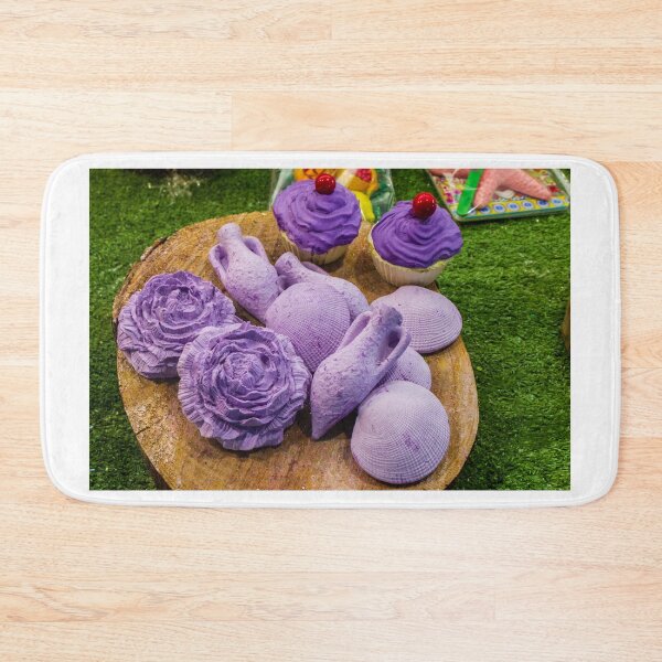 Item preview, Handmade Seashell And Cupcake Soaps Displayed On Rustic Wooden Board At Craft Market designed and sold by Nmallia.