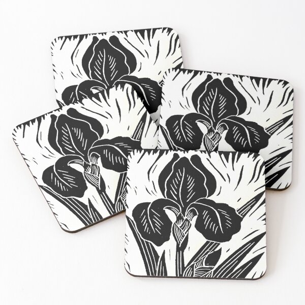 Item preview, Iris Woodcut designed and sold by ViaARTfactory.