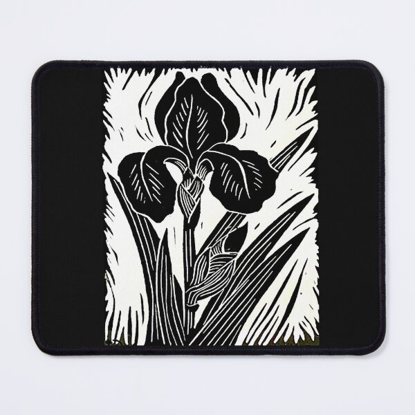 Item preview, Iris Woodcut designed and sold by ViaARTfactory.