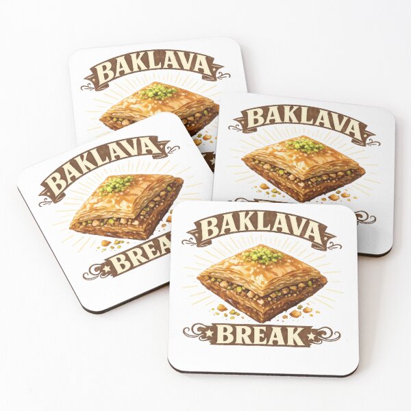 Item preview, Baklava Break Postcard Balkan Food designed and sold by OfficialBalkan.
