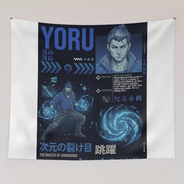 Item preview, Yoru Valorant designed and sold by charleBinghaM.