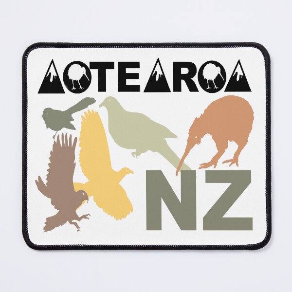 Item preview, Aotearoa Native Birds Silhouettes Art designed and sold by Al Benge - NZ & Australian Art.