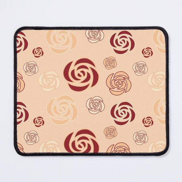 Item preview, Elegant Beige and Red Rose Seamless Pattern designed and sold by prapapon.