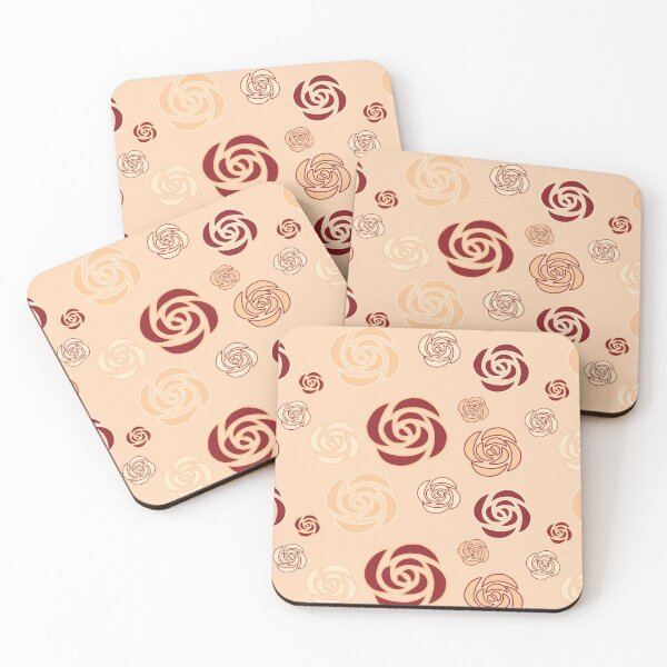Item preview, Elegant Beige and Red Rose Seamless Pattern designed and sold by prapapon.