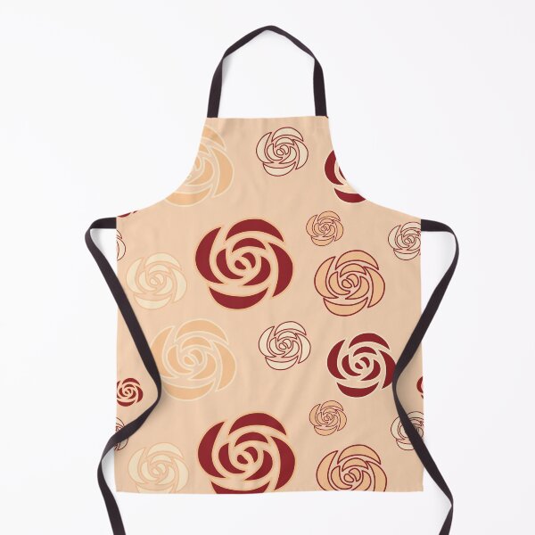 Item preview, Elegant Beige and Red Rose Seamless Pattern designed and sold by prapapon.