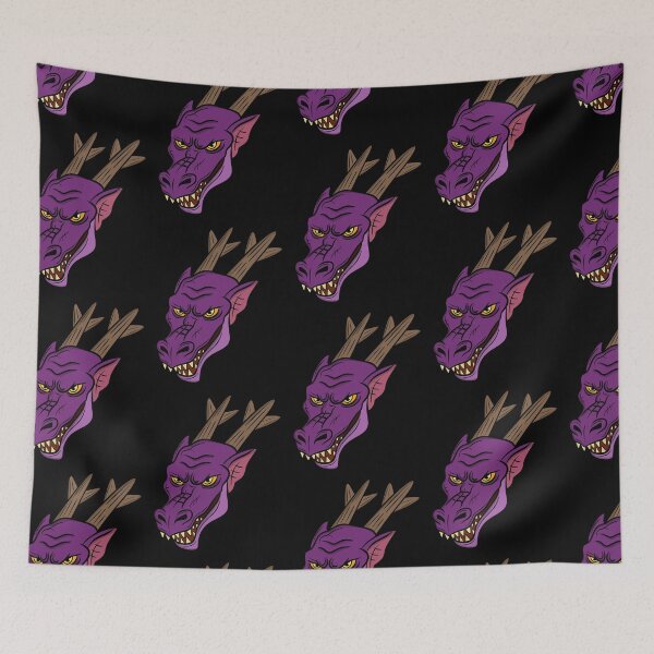 Item preview, Purple Dragon Head Fantasy Monster designed and sold by lucien marcel barrera.