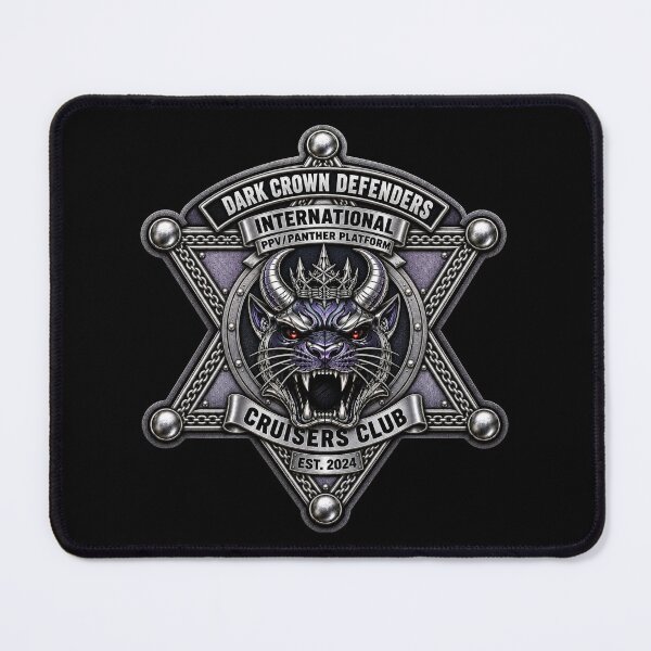 Item preview, Dark Crown Defenders INT'L Cruisers Club Sinister Star Badge Logo   designed and sold by SEVERTREND APPAREL .