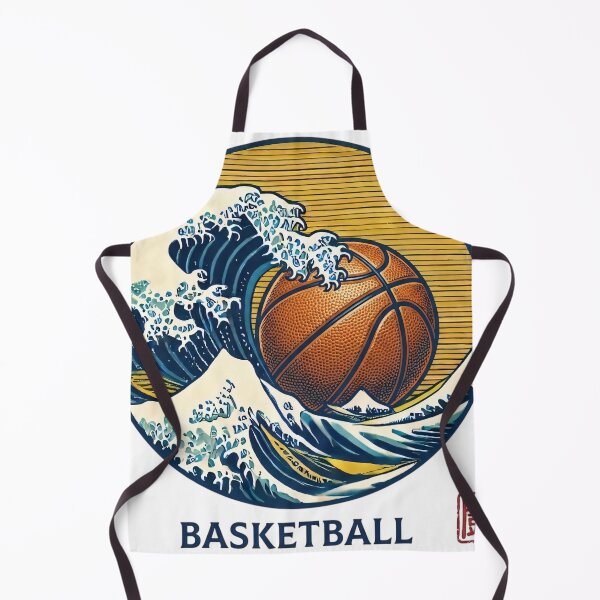 Item preview, Great Wave Basketball Art - Traditional Japanese Hokusai Style designed and sold by SakuraJapanArt.