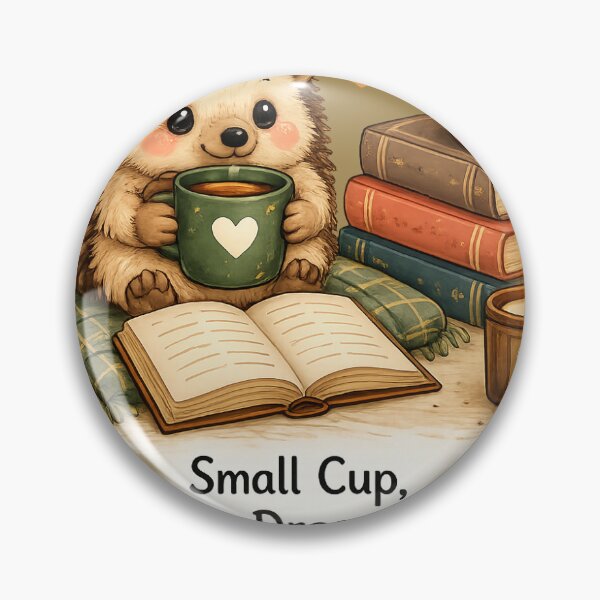 Item preview, Hedgehog and book, that is me.  designed and sold by DaliTosi.
