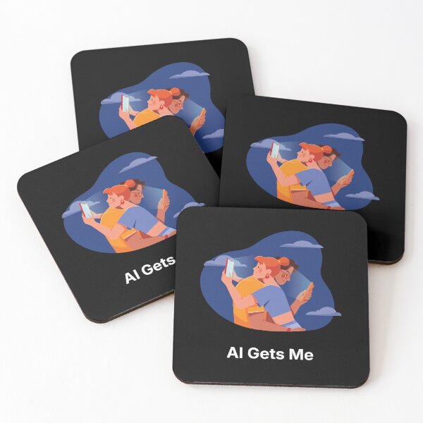 Item preview, AI Gets Me | Digital Relationship Humor | Modern Love designed and sold by ContigoART.
