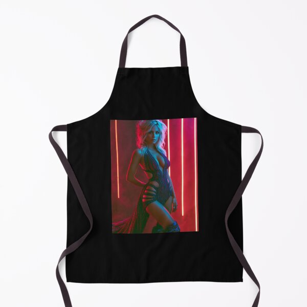 Item preview, Blonde in Sparkling Neon Bodysuit | Sexy Pin Up for Man Cave designed and sold by Synth Seduction.
