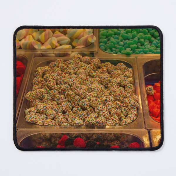 Item preview, Colorful Candy Assortment With Sprinkle-Coated Chocolates in Candy Shop Display Bins designed and sold by Nmallia.