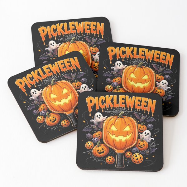Item preview, Pickleween Pickleball Pumpkin Halloween Vintage designed and sold by CF_VintageDesign.