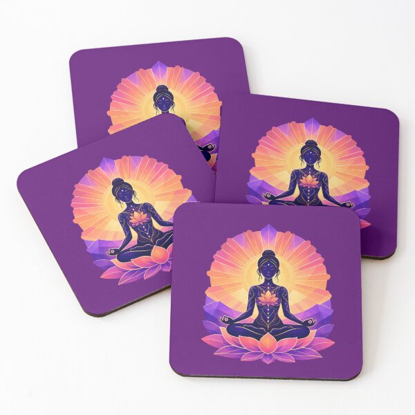 Item preview, Peaceful Meditation Lotus Sunrise designed and sold by Myra365Art.