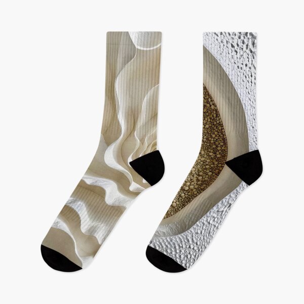 Item preview, Intricate Spiral Formation in Ivory and White designed and sold by Vicky Brago-Mitchell®.