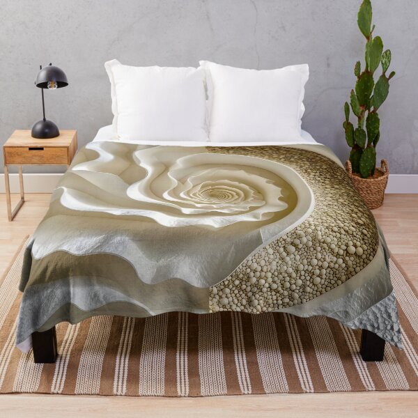 Item preview, Intricate Spiral Formation in Ivory and White designed and sold by Vicky Brago-Mitchell®.
