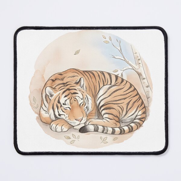Item preview, Sleeping Siberian Tiger designed and sold by DANS-Whimsy.