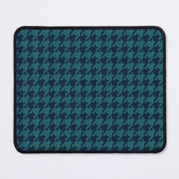 Item preview, Navy and Teal Houndstooth Pattern Retro Classic designed and sold by zenjiinspired.