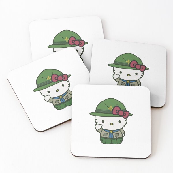 Aperçu de l'œuvre Hello Kitty Girl Scout créée et vendue par retrocreations|.