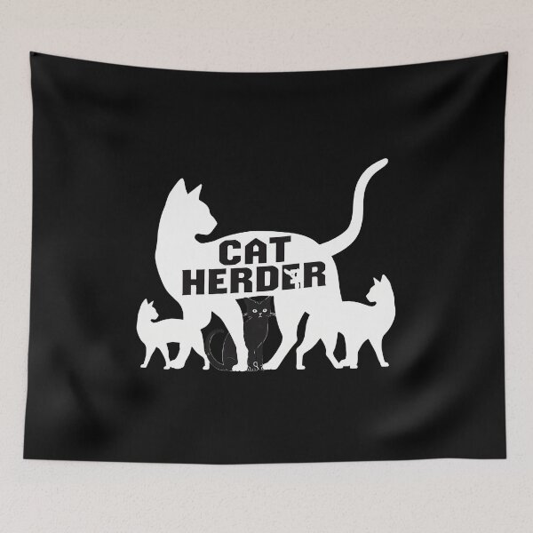 Item preview, Cat Herder Funny Cat Lover Graphic designed and sold by SoyLamderma.