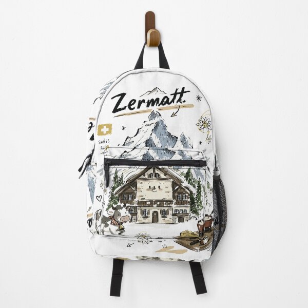 Item preview, Cute Matterhorn Zermatt Doodle Art v2 designed and sold by RamyGallery.