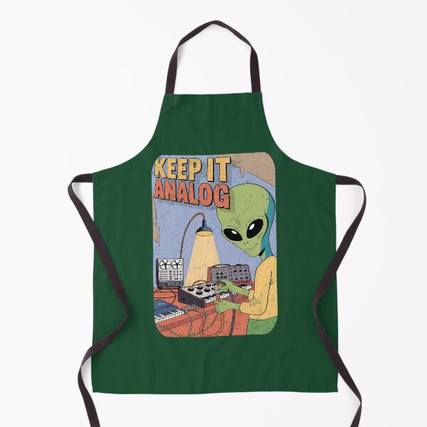 Item preview, Analog Studio Master Confident Alien Music Producer Line Art 420 designed and sold by RottenRbCafe.