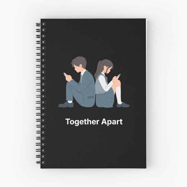 Item preview, Together Apart | Digital Relationship Humor | Modern Love designed and sold by ContigoART.