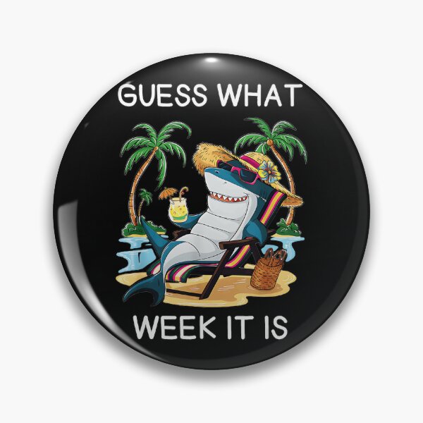 Item preview, Guess What Week It Is Shark Week Ocean Summer Vacation designed and sold by CharlieConon.