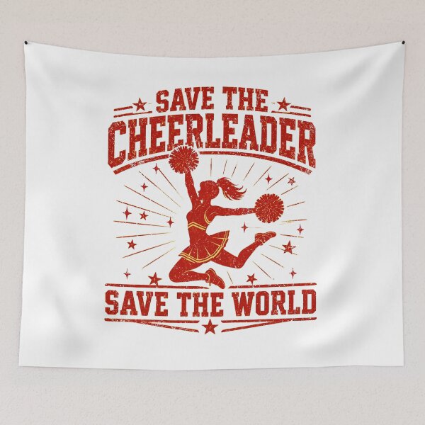 Item preview, Save The Cheerleader Save The World Retro designed and sold by watanabeee.