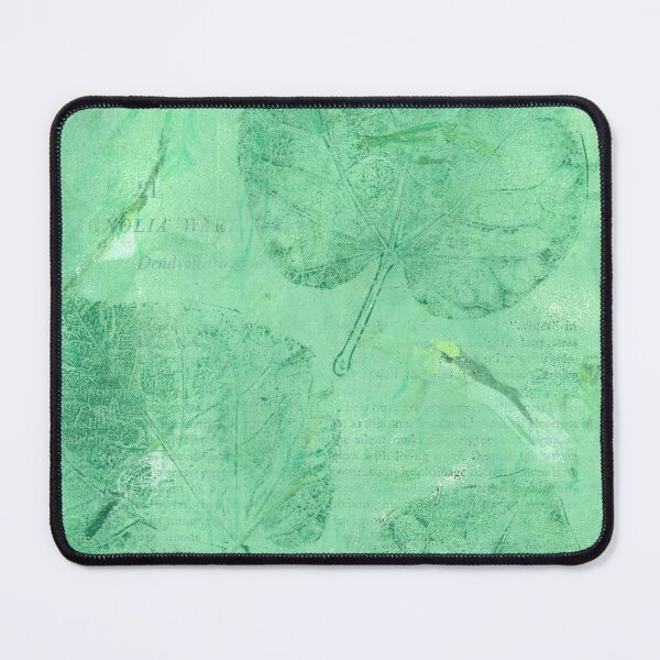 Item preview, Verdigris Vintage Leaf Monoprint designed and sold by Earl Grey Days.