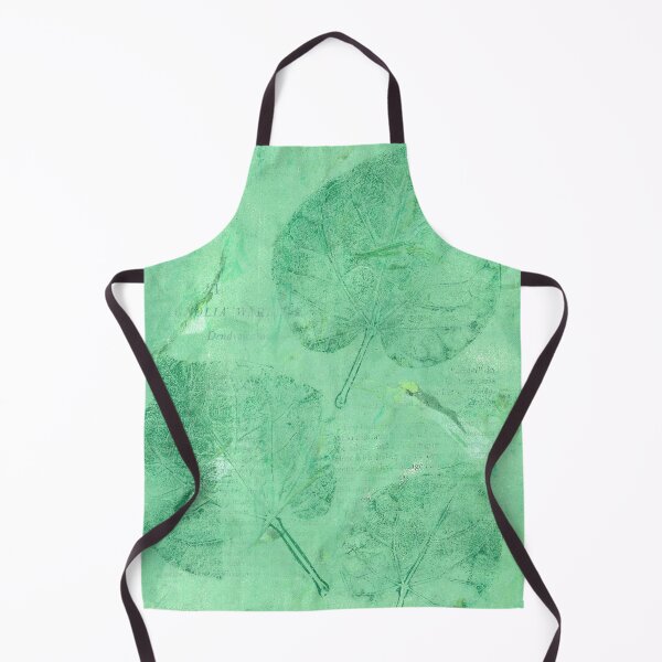 Item preview, Verdigris Vintage Leaf Monoprint designed and sold by Earl Grey Days.