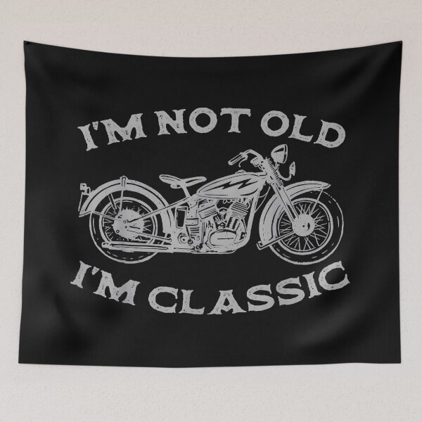 Item preview, I'm Not Old I'm Classic Motorcycle Rider Enthusiast designed and sold by CharlieConon.