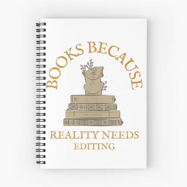 Item preview, Books: because reality needs editing designed and sold by Drstees.