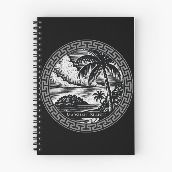 Item preview, Marshall Islands Vintage Woodcut Art designed and sold by Thistle-TShop.
