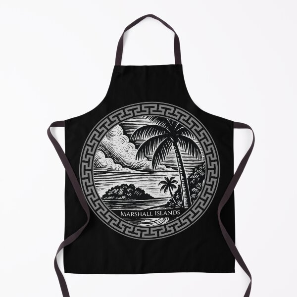 Item preview, Marshall Islands Vintage Woodcut Art designed and sold by Thistle-TShop.