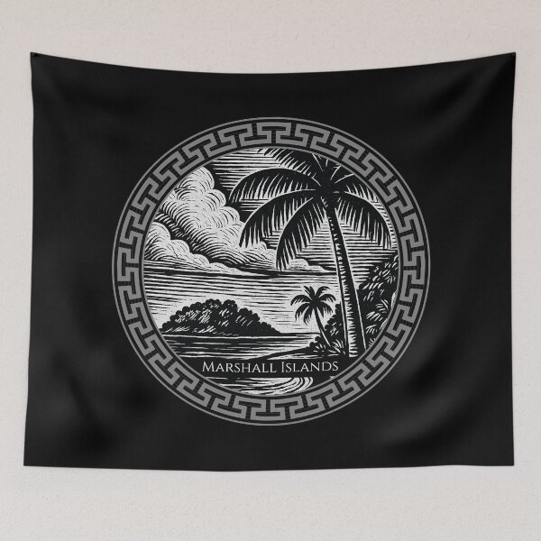 Item preview, Arte antiguo de grabados en madera de las Islas Marshall designed and sold by Thistle-TShop.