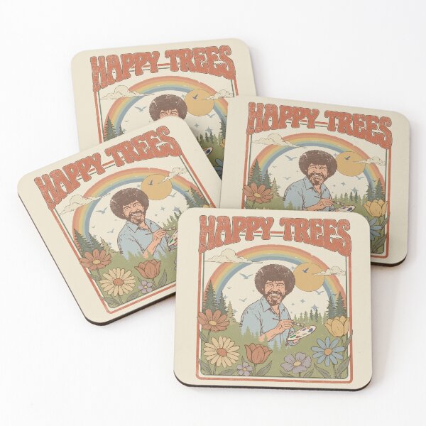 Item preview, Bob Ross - Árboles Felices. designed and sold by EunsooLee.