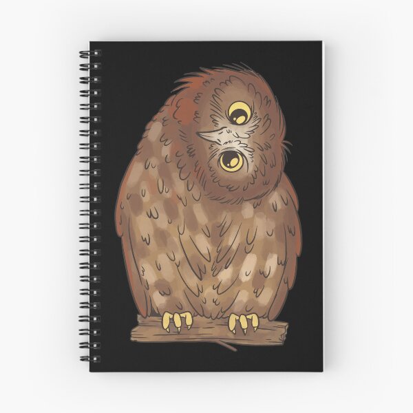 Item preview, Cute Confused Owl Tilted Head Funny Bird Lover designed and sold by Hilal-Studio.